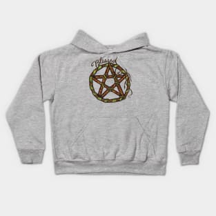 Blessed Be Pentagram Kids Hoodie